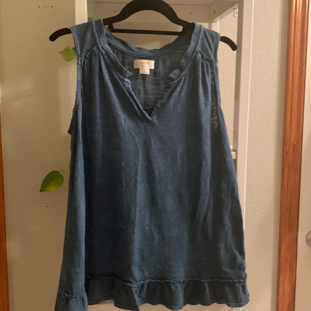 SOLD.   Blue Maeve Tank Top